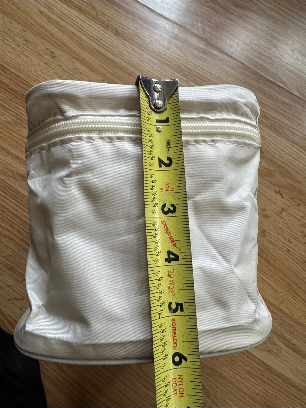 Cream Cosmetic Case
